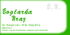boglarka mraz business card