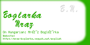 boglarka mraz business card